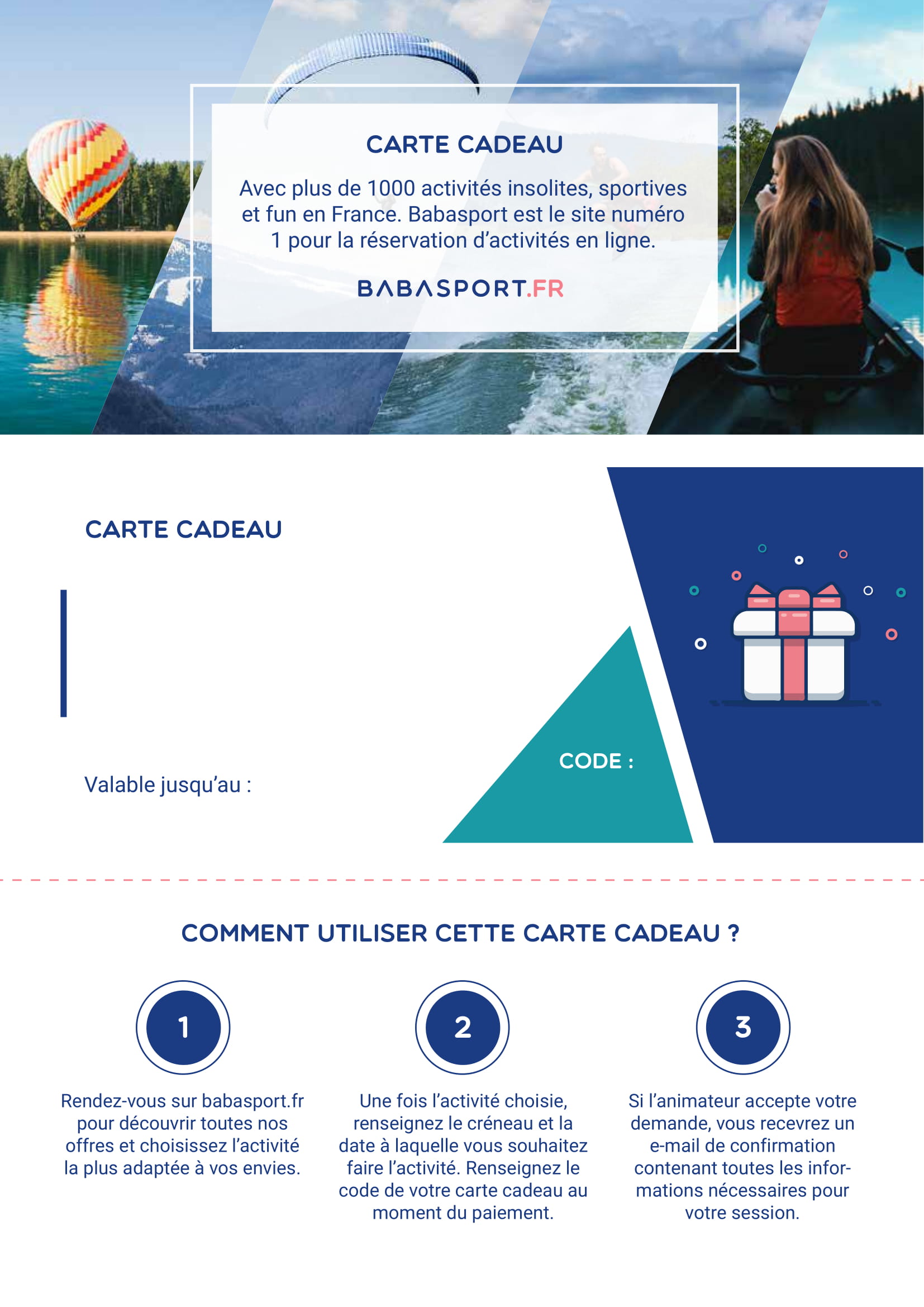 Exemplaire carte cadeau