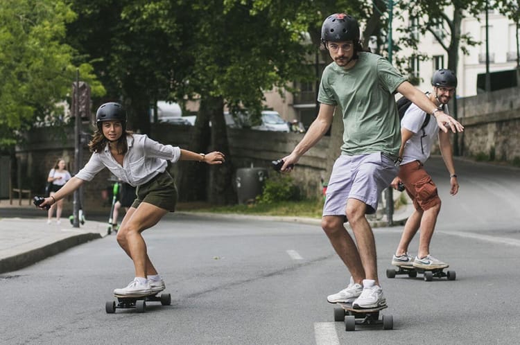 Skateboard Electrique Initiation et Championnat sur Paris
