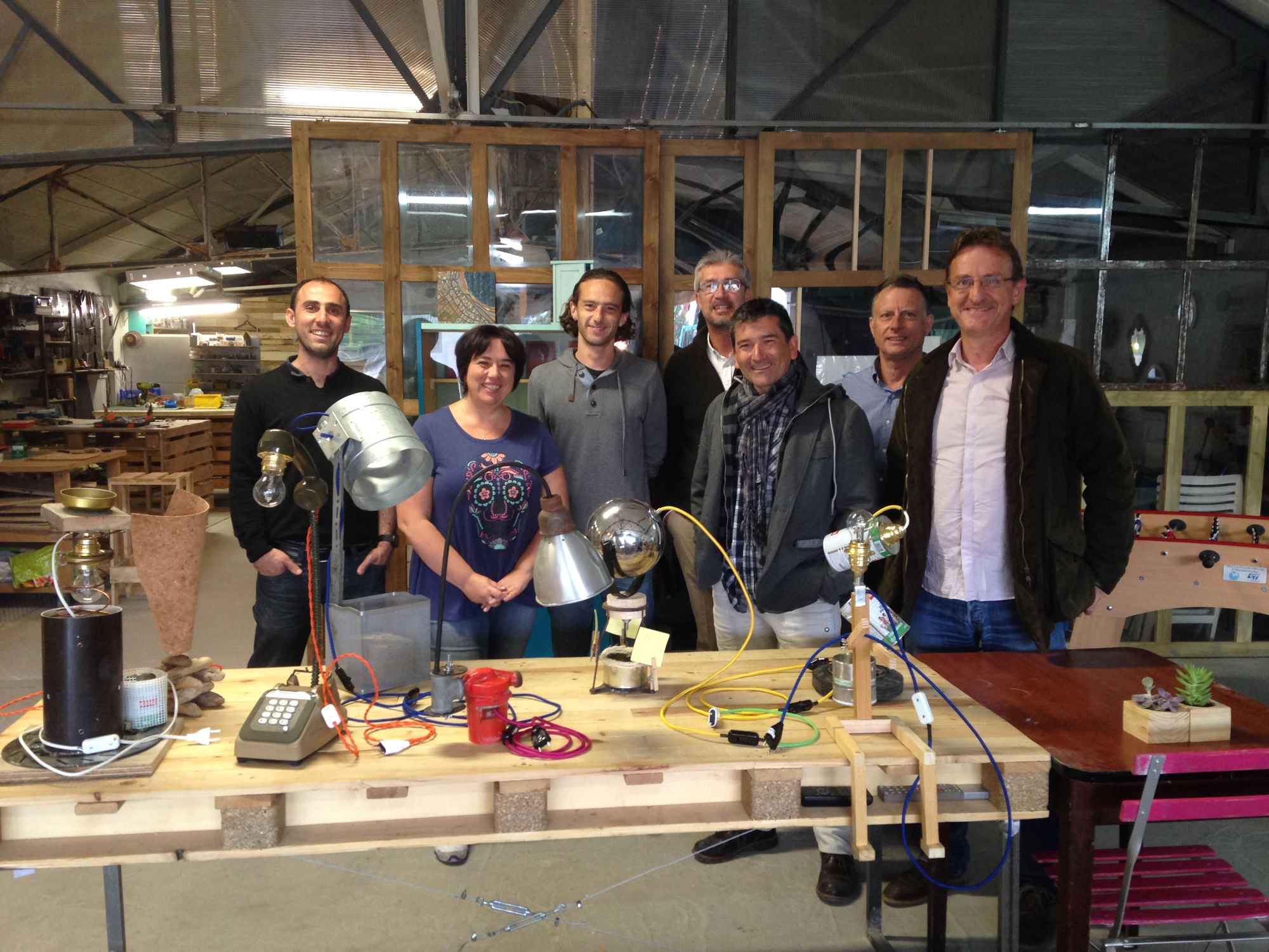 Atelier création de lampe récup' made in Provence 