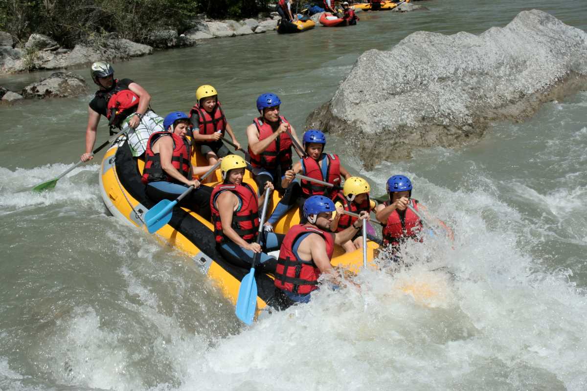 Rafting sur le verdon à la Castellane - Côtes d'Azur 