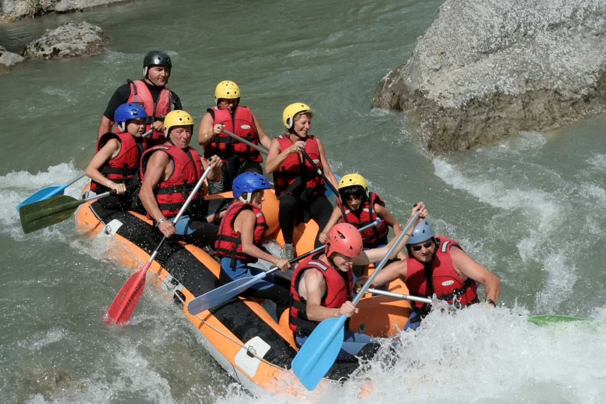 Rafting sur le verdon à la Castellane - Côtes d'Azur 