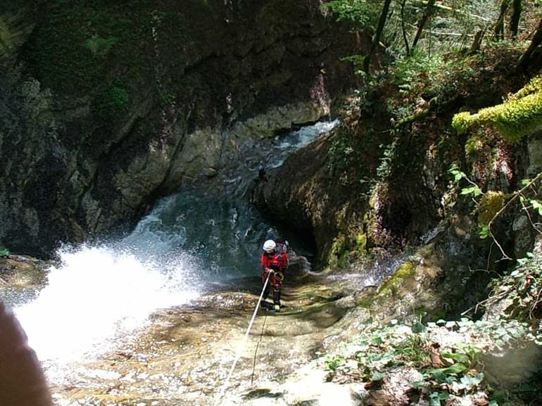 Canyoning en Haute-Savoie près d'Annecy