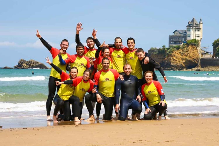 Stage de surf à Biarritz - Particulier et EVG - EVJF