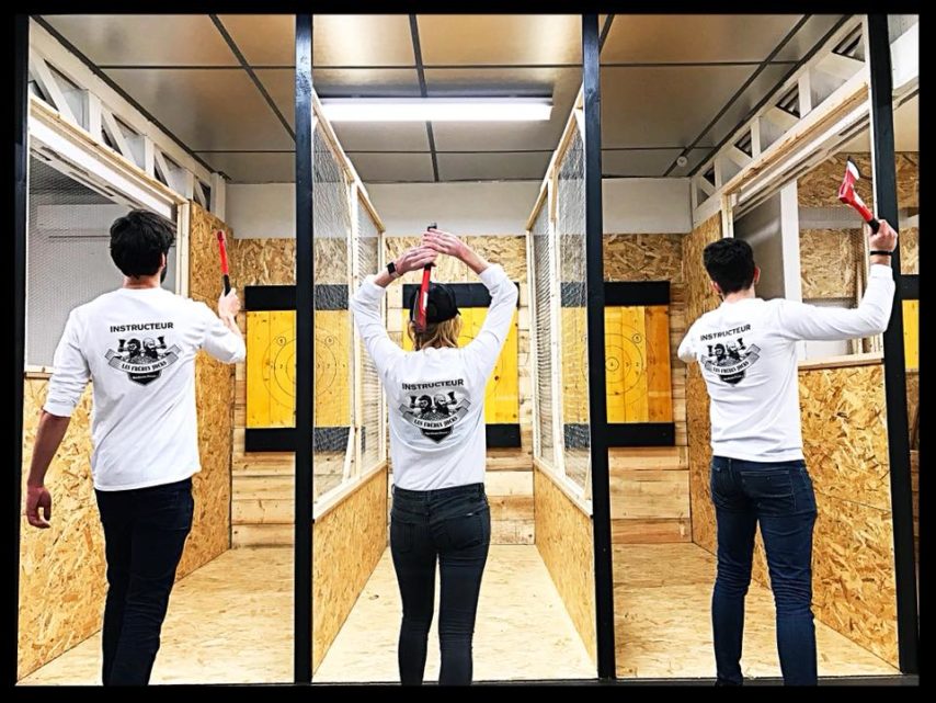 Lancer de haches près de Nantes