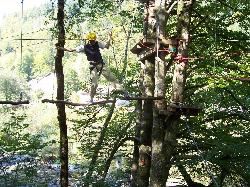 Parcours Accrobranche à Morzine en Haute Savoie - 74