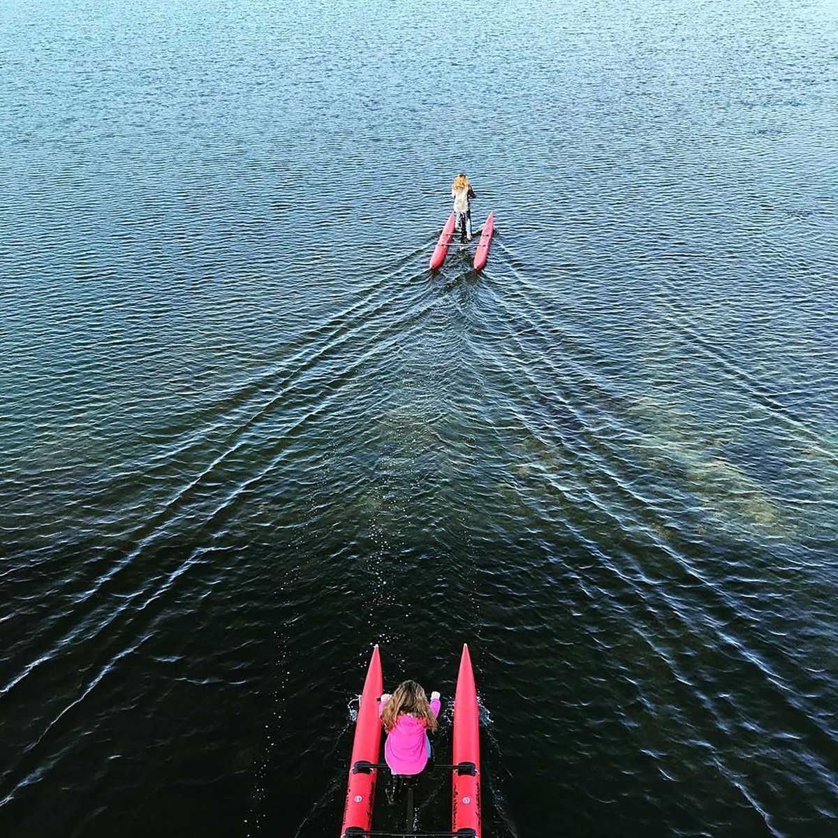 Location de Waterbikes - Vélo sur l'eau à Biscarrosse - 40