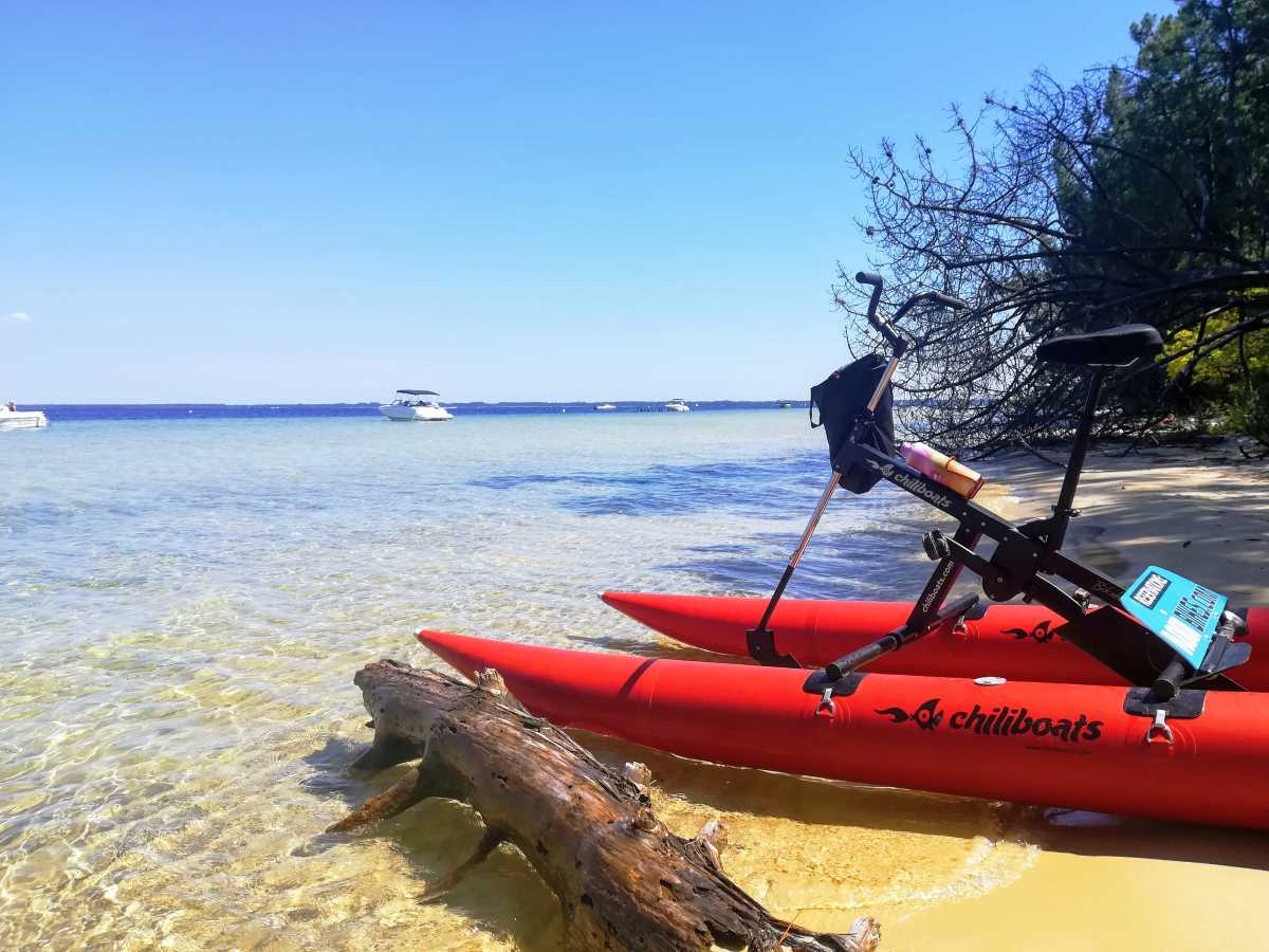 Location de Waterbikes - Vélo sur l'eau à Biscarrosse - 40