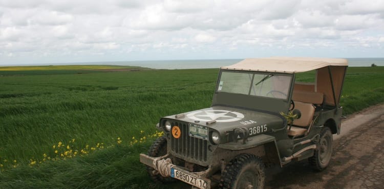 Randonnée en Jeep sur les sites du débarquement - Normandie 