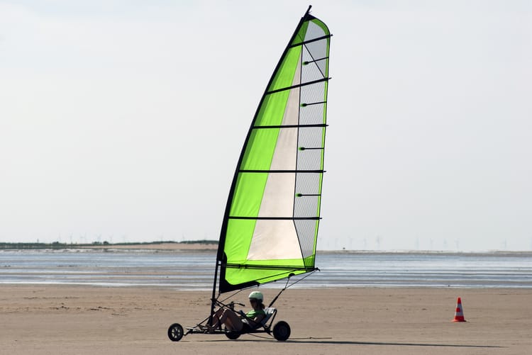 Randonnée en Char à Voile - Fort Mahon Plage - Picardie - 80