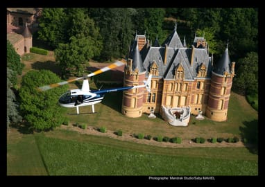 Vol en hélicoptère des Châteaux du Beaujolais