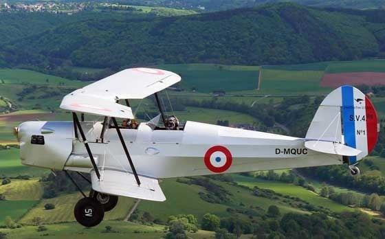 Baptême de l'air en avion vintage à Lille