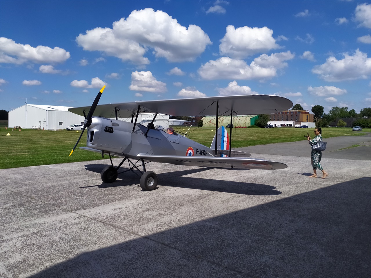 Baptême de l'air en avion vintage à Lille