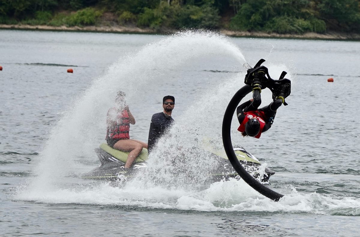 Flyboard à Pommeroeul, à proximité de Lille - Belgique