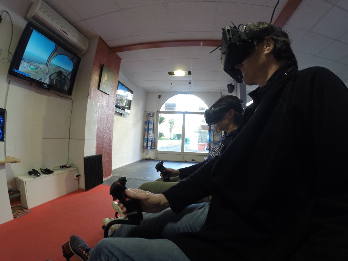 Simulateur de pilotage d'hélicoptère à St Raphael