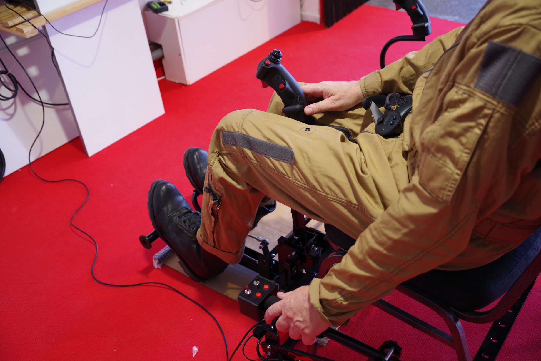Simulateur de pilotage d'hélicoptère à St Raphael