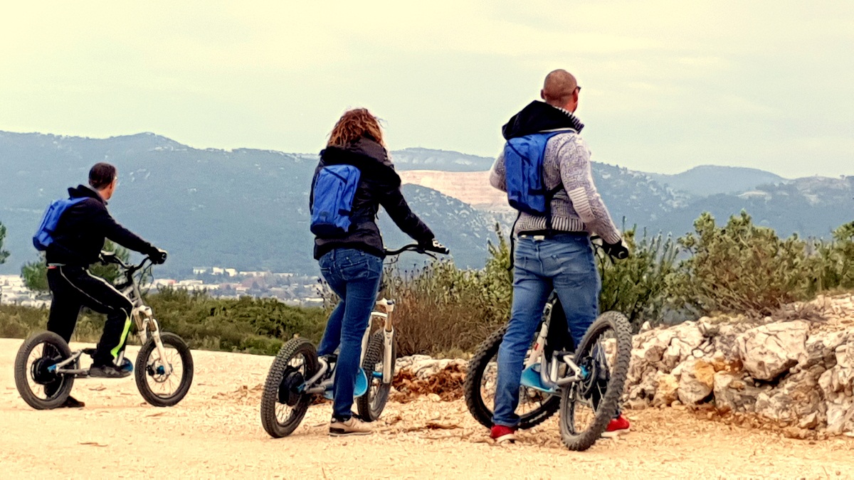 Randonnée Trottinettes électriques T.T. Bouches du Rhône et Var
