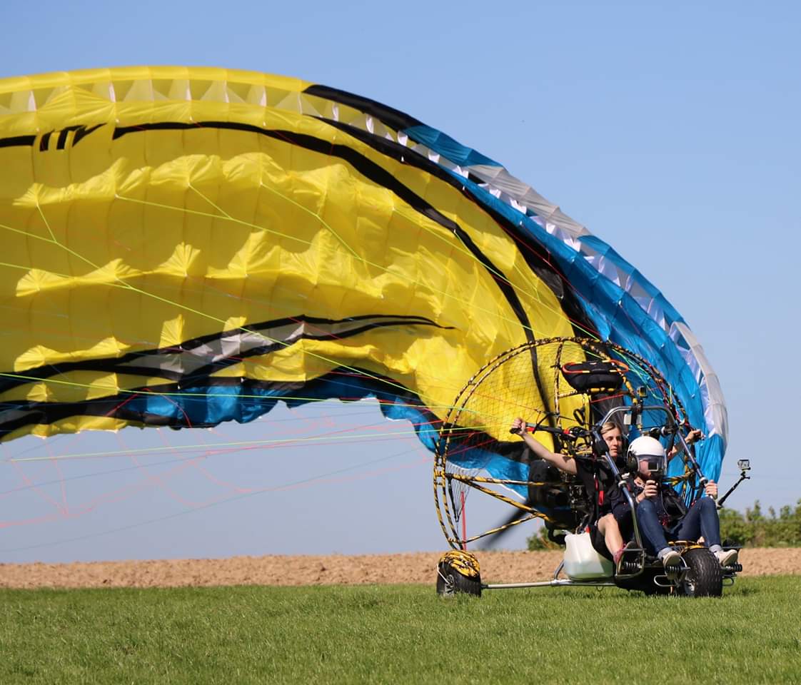 Baptême et vol en ULM Paramoteur à Abbeville, dans la Somme