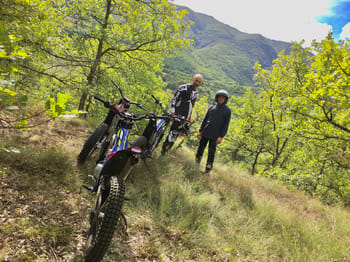Initiation conduite moto trial dans le Vaucluse