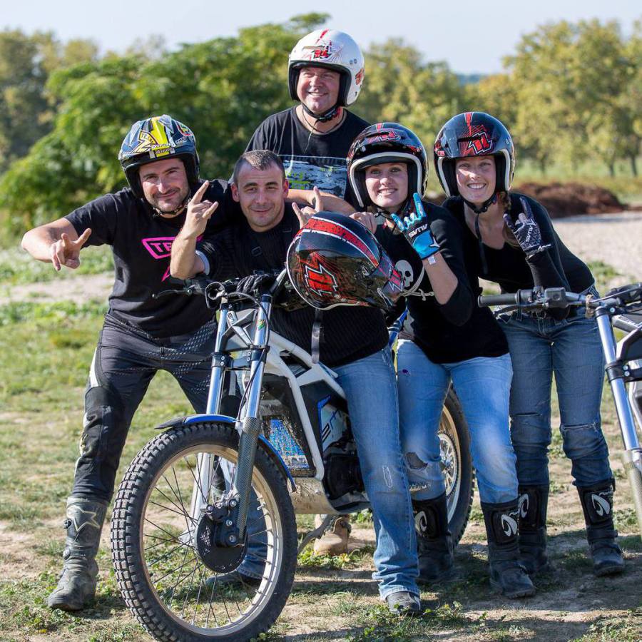 Initiation conduite moto trial dans le Vaucluse