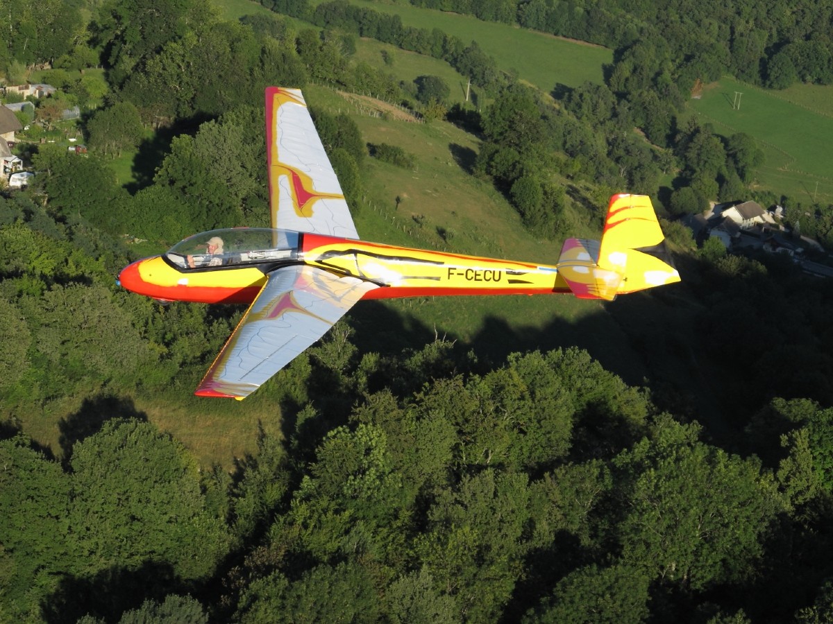 Baptême de l'air en planeur à Chambéry