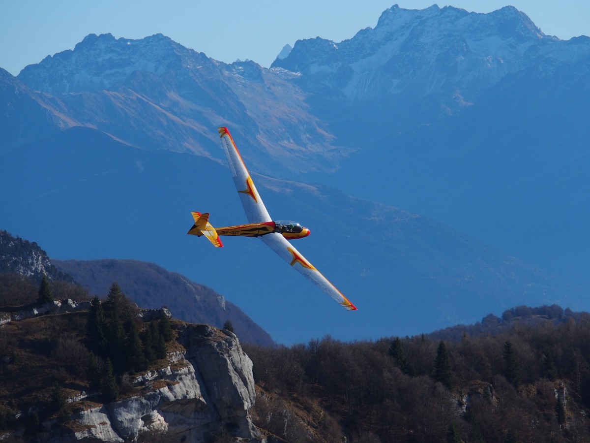 Baptême de l'air en planeur à Chambéry