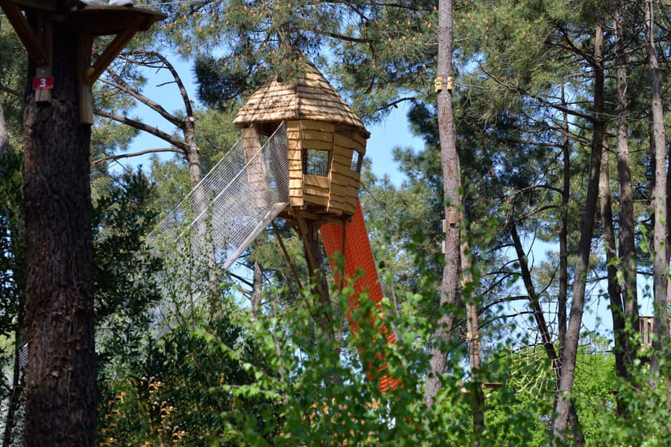Parc accrobranche près d'Arcachon