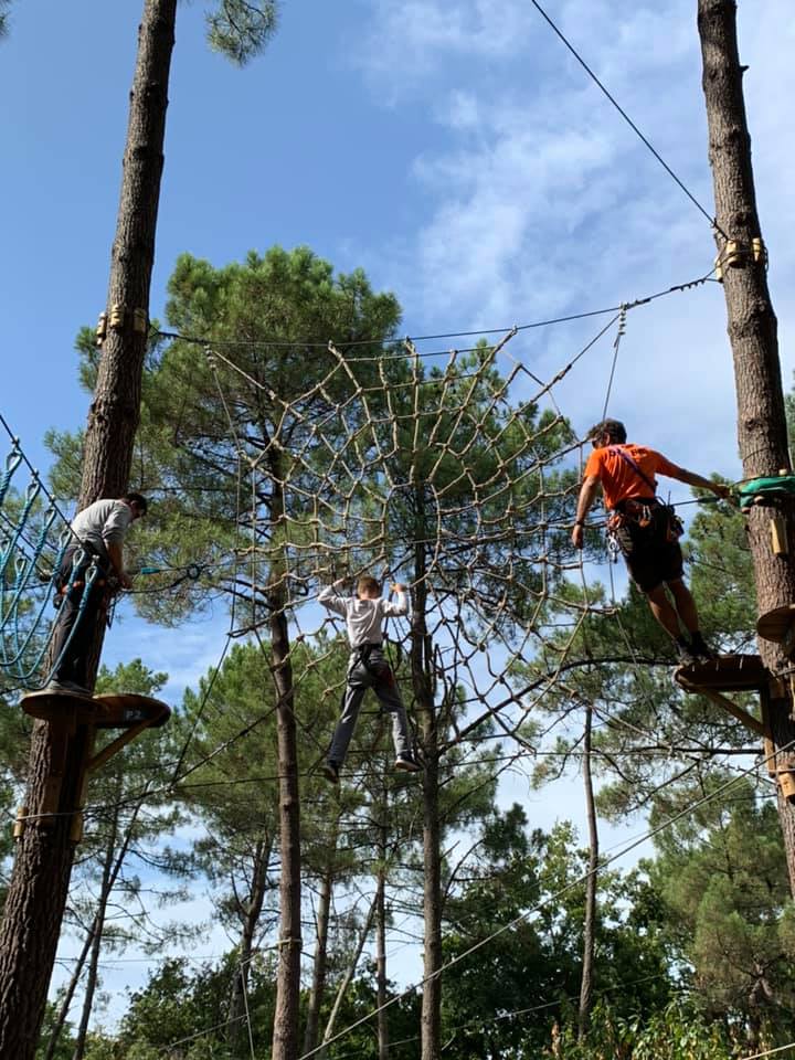 Parc accrobranche près d'Arcachon
