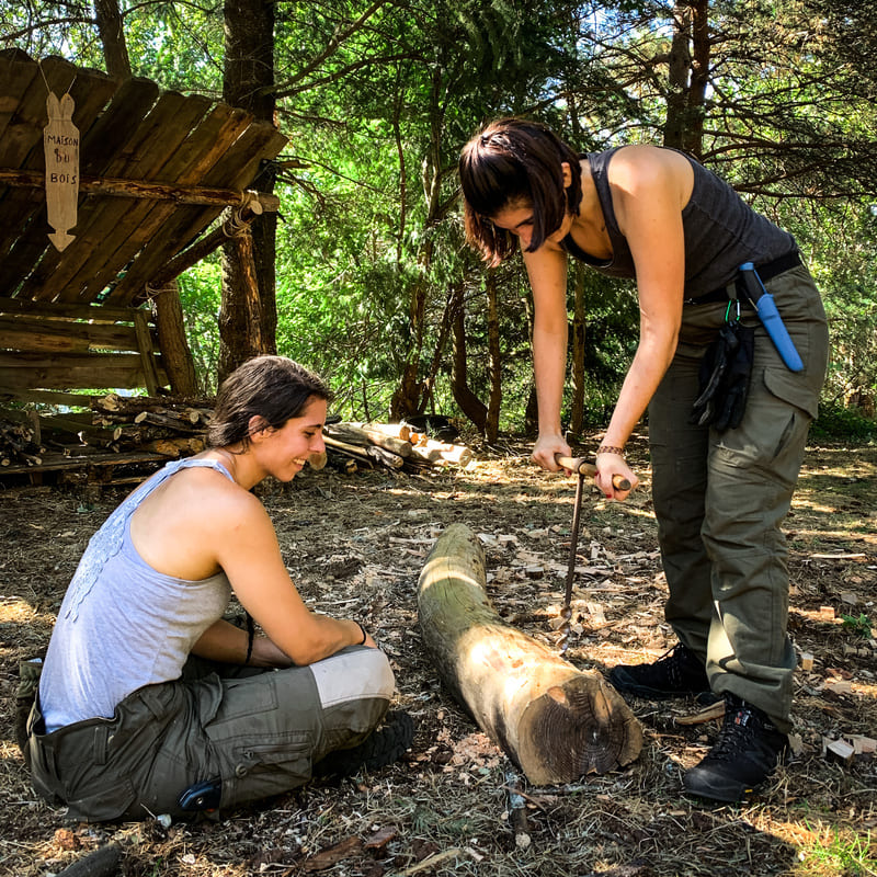 Stage de survie à Lyon - Au parc du pilât