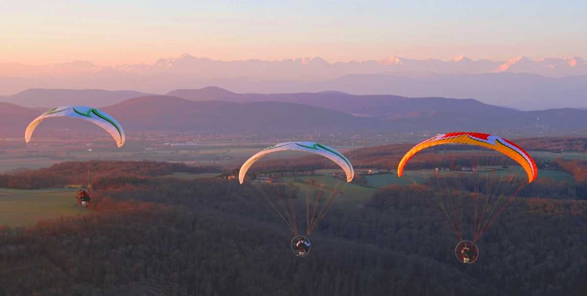 Baptême en ULM paramoteur près de Saint Jean de Luz au Pays Basque