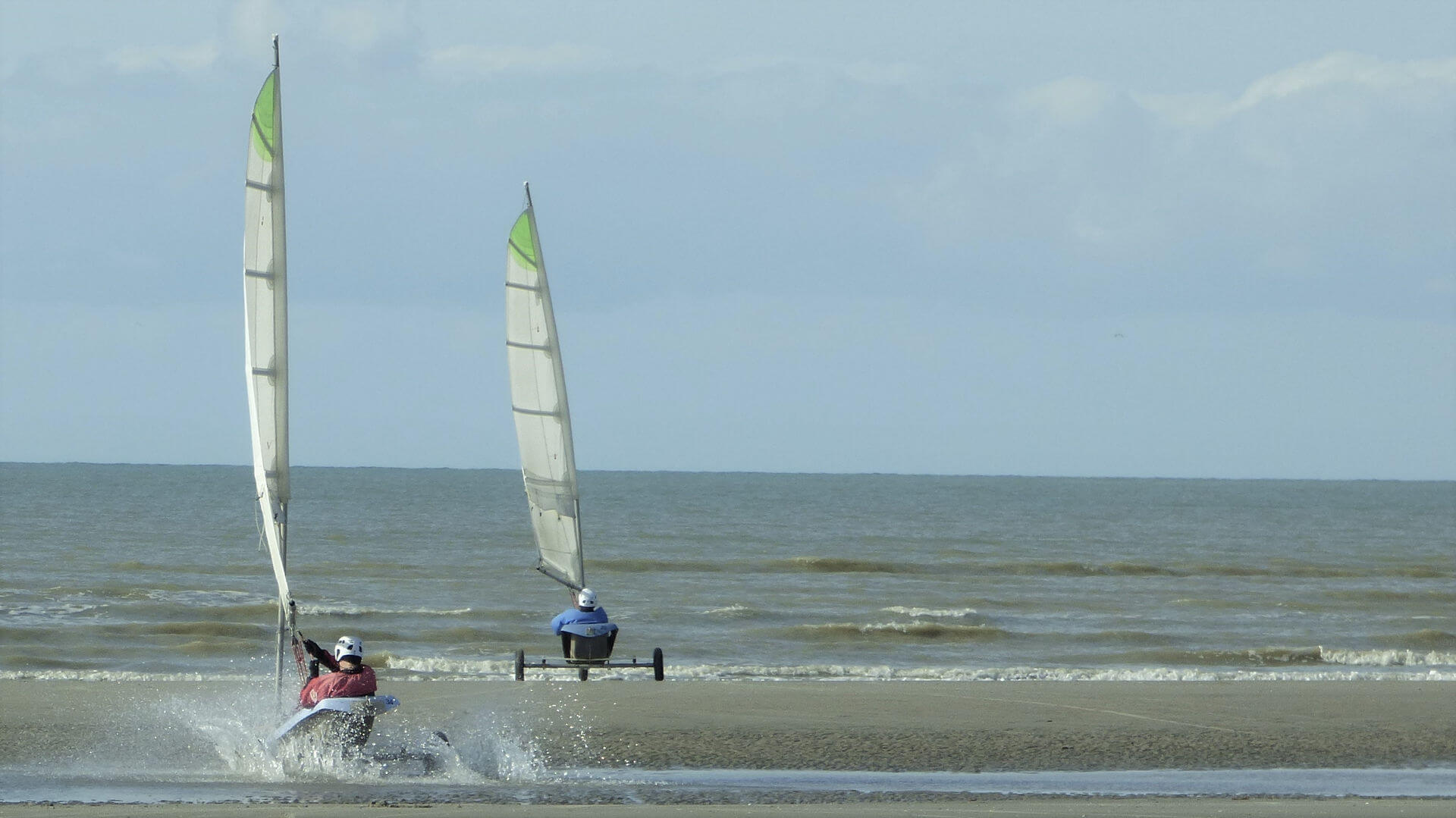 Randonnée en Char à Voile - Fort Mahon Plage - Picardie - 80