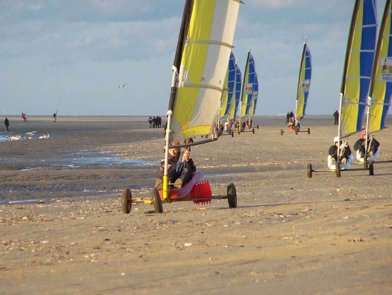 Randonnée en Char à Voile - Fort Mahon Plage - Picardie - 80