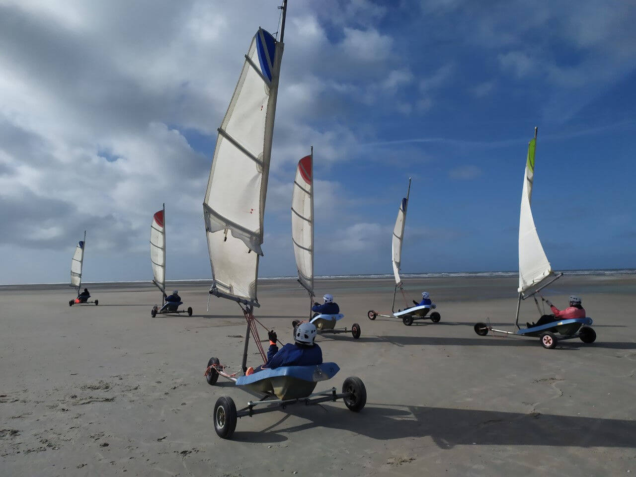 Randonnée en Char à Voile - Fort Mahon Plage - Picardie - 80