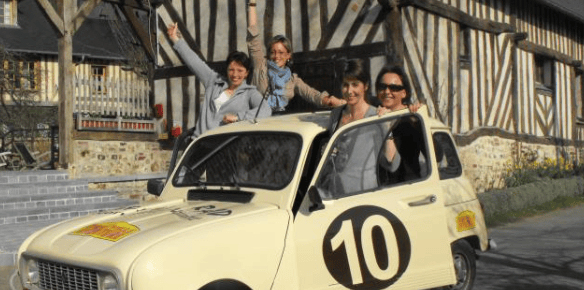 Safari Normand dans le pays d'Auge en Renault 4L - teambuilding