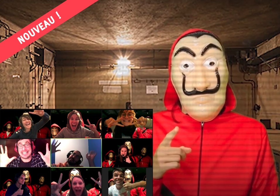 Escape game visio - Braquage à la Casa del Papel - Team building