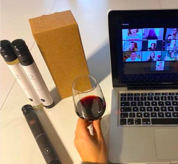 Atelier Dégustation de vin en visio 