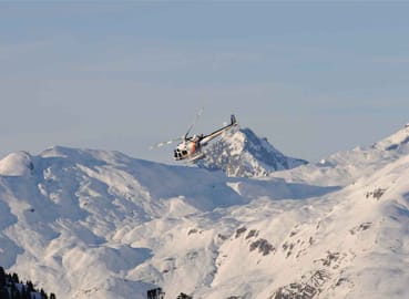 Vol en hélicoptère au dessus du Mont Blanc 