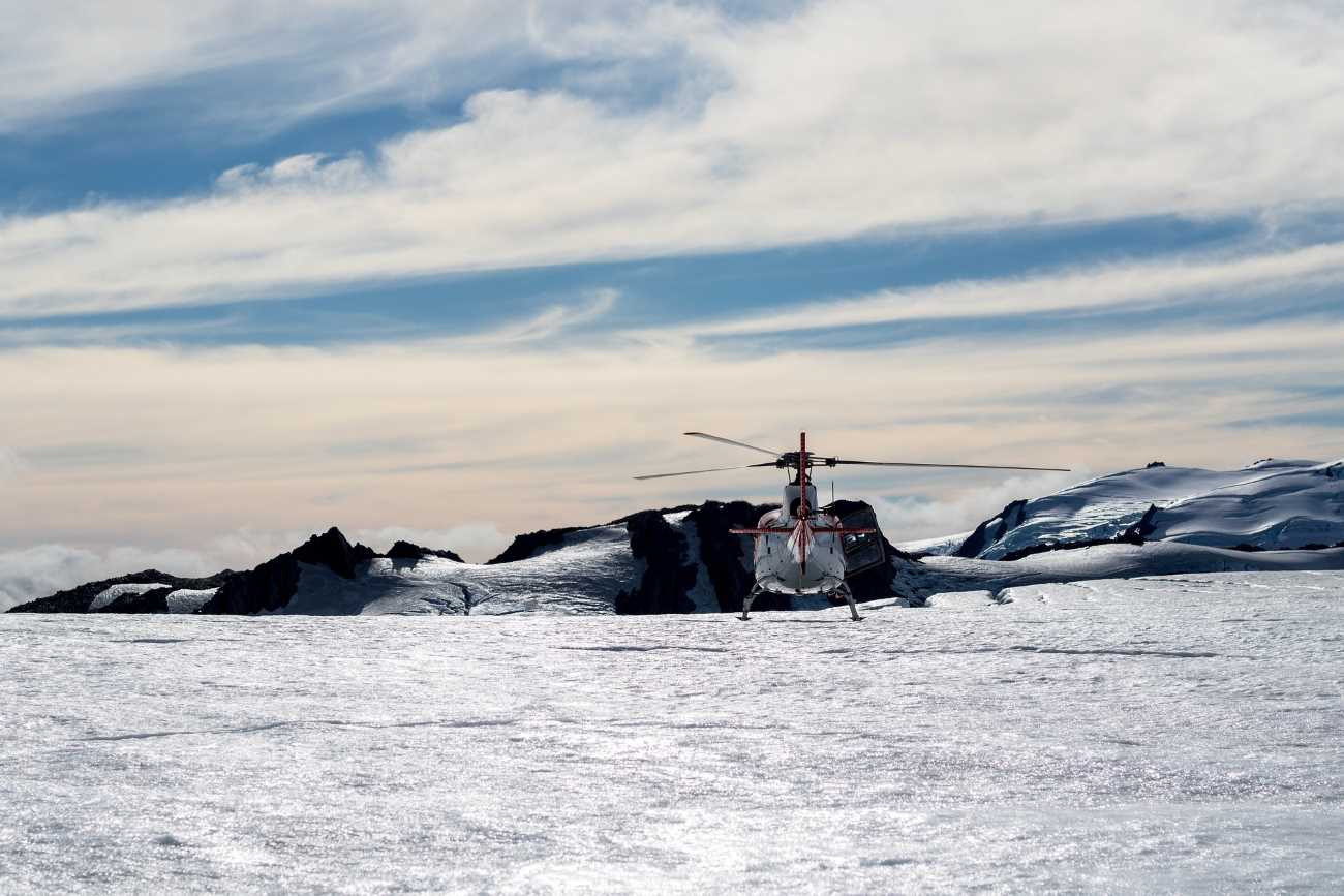Vol en hélicoptère au dessus du Mont Blanc 