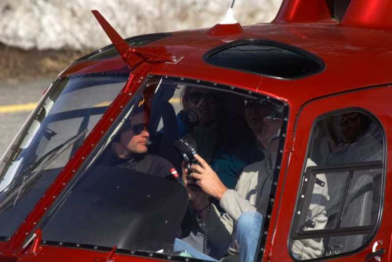 Vol en hélicoptère au dessus du Mont Blanc 