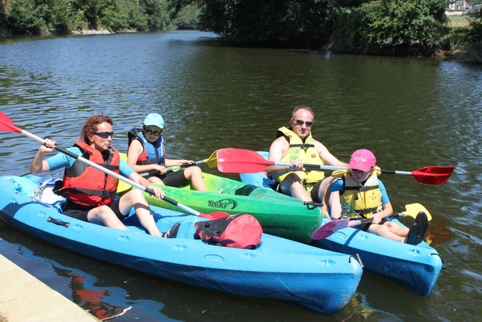 Balade en canoë-kayak sur le  lac de Castelnau-Lassouts-Lous