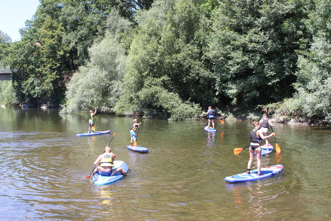 Stand Up Paddle à Sainte-Eulalie-d'Olt