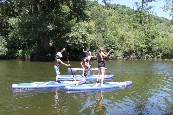 Stand Up Paddle à Sainte-Eulalie-d'Olt