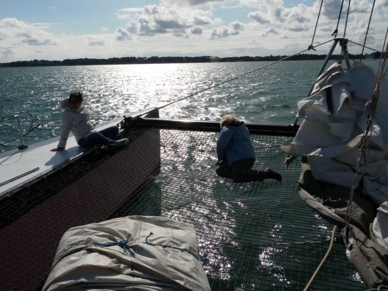 Croisière à bord d'un catamaran à Port Blanc