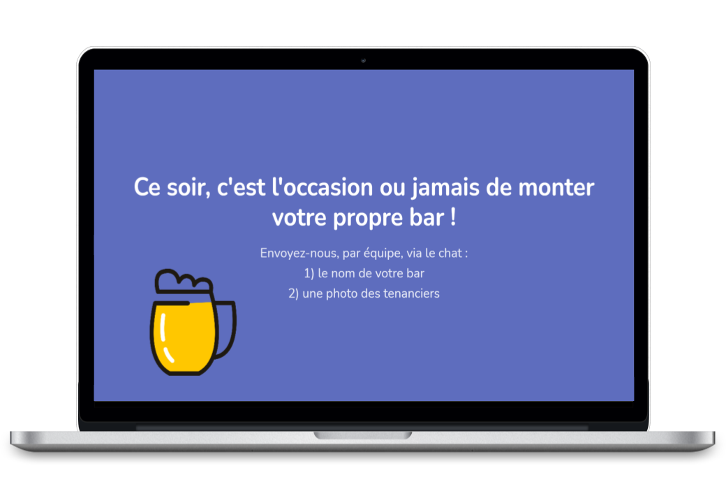 Team building en ligne - Afterwork : l'heure joyeuse
