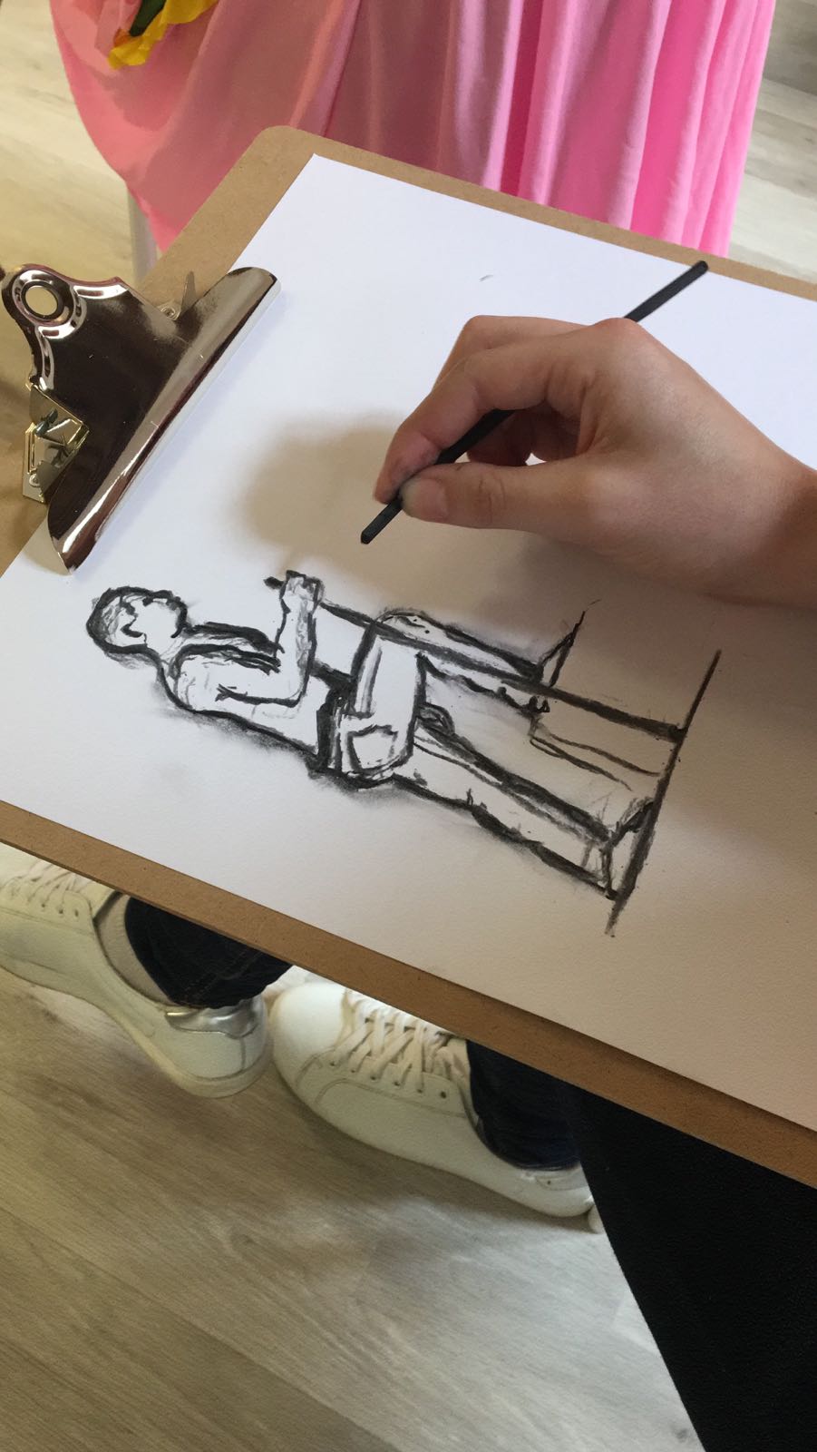 Cours de dessin sur modèle nu - Nantes