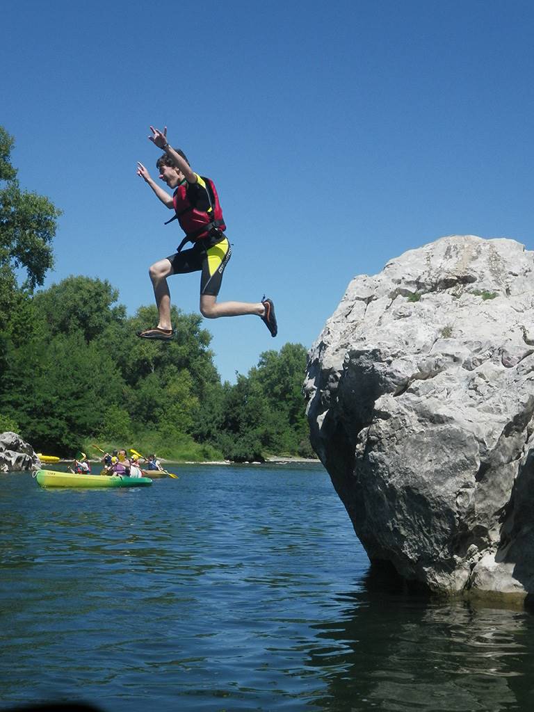 Randonnée en canoé Kayak sur L'Ardèche