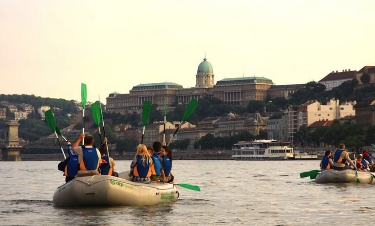 Rafting à Budapest - EVG, EVJF - Teambuilding 