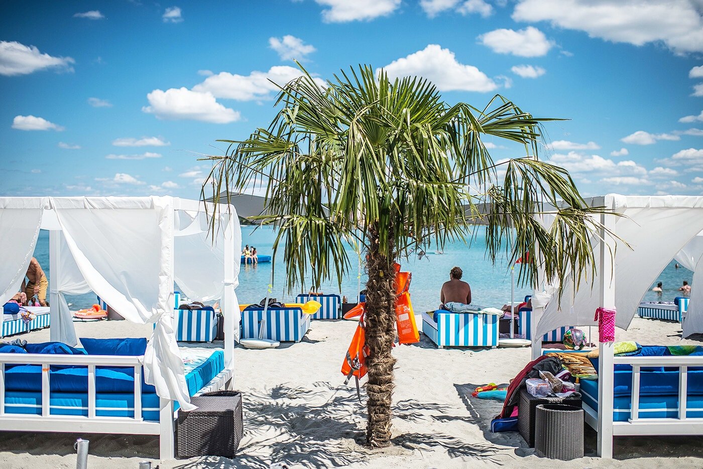 Plage privatisée à Budapest - Lac privé