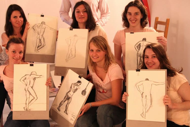 Séance de dessin sur modèle nu pour EVG / EVJF - Madrid