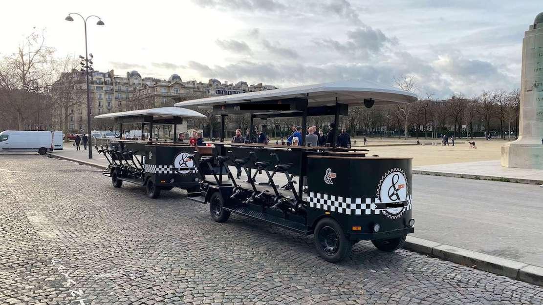 Tour en Beer Bike à Paris 