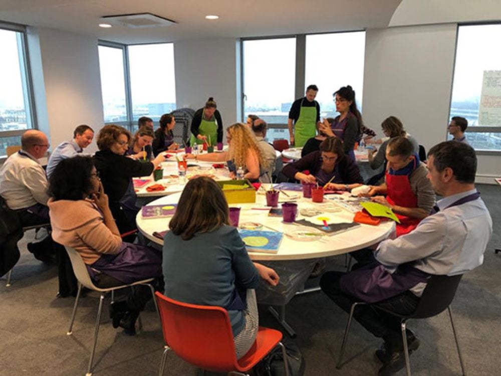 Atelier peinture dans Paris - Team building - EVJF